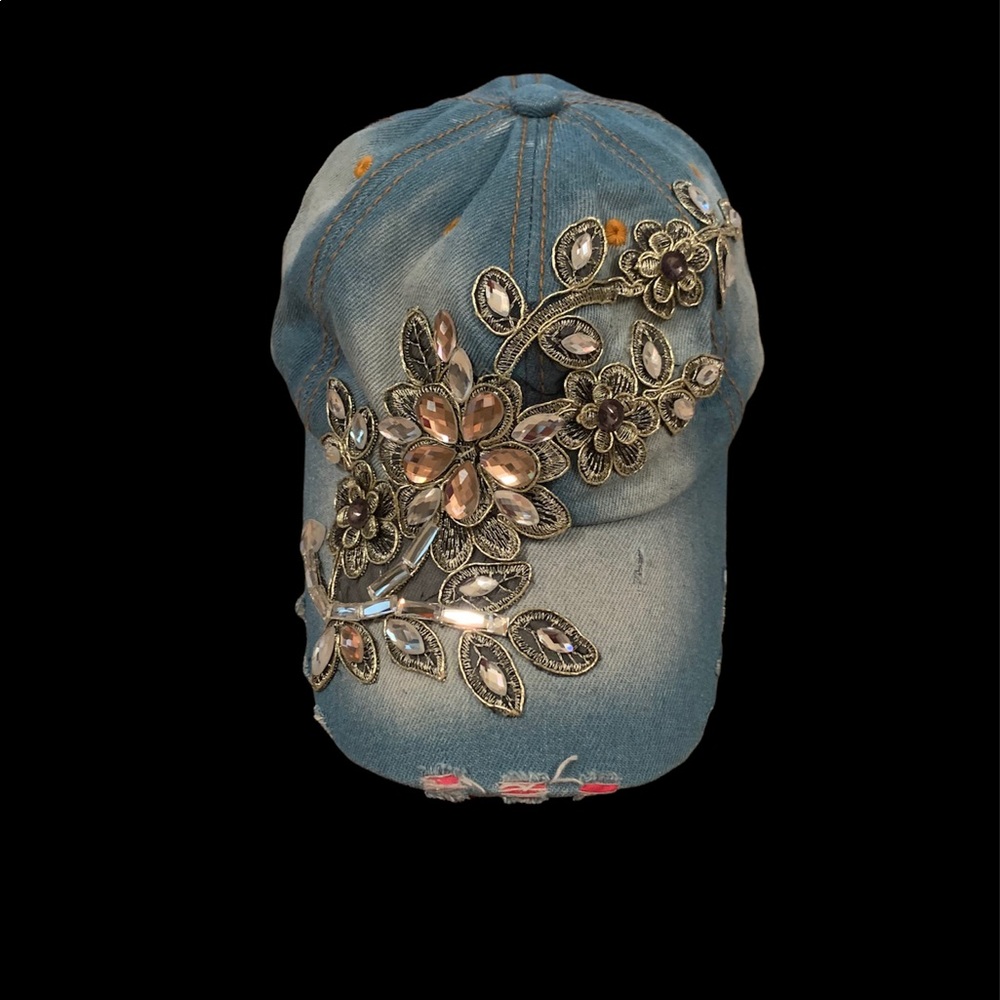 Embellished hat